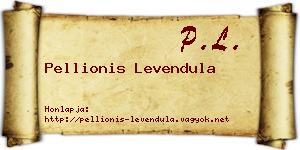 Pellionis Levendula névjegykártya